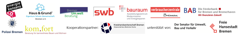Partnerlogos des Netzwerkes Bremer Modernisieren